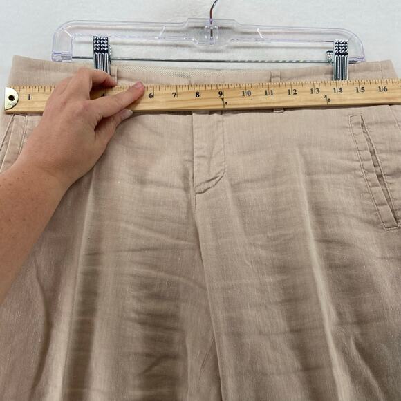 Peruvian Connection Linen Blend Pants Size 8 - Picture 6 of 8